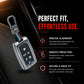 metal silicon Car Key Cover Compatible For Land Rover | Range Rover | Jaguar 5 Button Smart Key