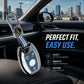 Metal Silicone Car Key Cover Compatible For Mercedes Benz : GL Series | S - Class | C - Class | M - Class | 3 Button Smart Key