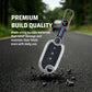 Metal Silicone Key Cover Compatible for MG Comet EV Electric 3 Button Flip Key (Base VARIENT)