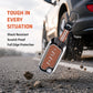 Metal Key Cover Compatible For Mahindra: Thar, Bolero, Scorpio, Scorpio-N, XUV700, XUV400, XUV3x0, XUV300, TUV300, Marazzo (3 button flip key)