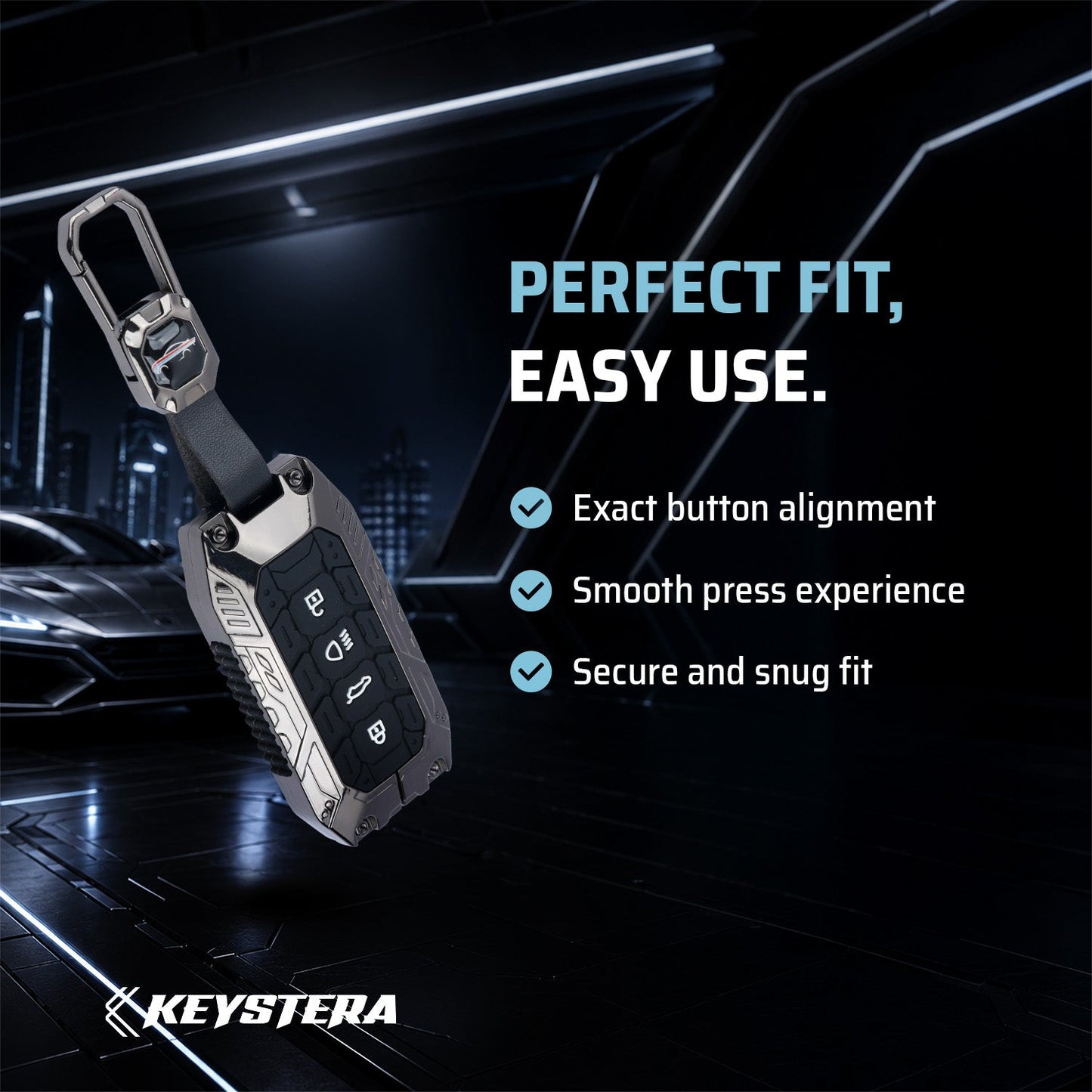 Transformer Car Key Cover Compatible For Tata Sierra 2025, Curvv, Curvv EV (4 Button Smart Key)