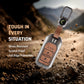 Metal Leather Brown Key Cover Compatible For Honda: Elevate, City, Jazz, Amaze, Accord, BR-V, CR-V, WR-V, Civic (2 button smart key)