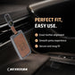 Metal Silicone Key Cover Compatible For Renault Triber | Kiger | New Kwid Smart Key