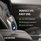 Metal Silicone Car Key Cover Compatible For New Mercedes Benz Maybach | S Class | E Class (3 Button Smart Key)