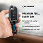 Metal Silicone Key Cover Compatible for MG Comet EV Electric 3 Button Flip Key (Base VARIENT)