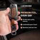 Metal Leather Brown Car Key Cover Compatible For Toyota: Innova Crysta, Corolla Altis. (3 button flip key)
