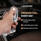 Metal Leather Car Key Cover Compatible For New Mercedes Benz Maybach | S Class | E Class (3 Button Smart Key)