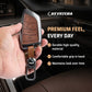 Metal Leather Brown Car Key Cover Compatible For BMW X1, X3, X6, X5, 5 Series, 6 Series, 7 Series