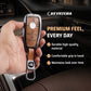 Metal Leather Brown Key Cover Compatible For Mercedes-Benz : E-Class, S-Class, A-Class, C-Class, G-Class 2020 Onwards