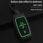 Metal Silicone Car Key Cover Compatible For Kia Seltos, Kia Sonet,Kia Carens,Kia Carnival (3 Button Smart Key)