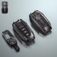 Metal Transformer Key Cover with keychain Compatible For Toyota: Innova Crysta, HyCross, Hilux, Fortuner, Legender, Land Cruiser, Camry (3 button smart key)