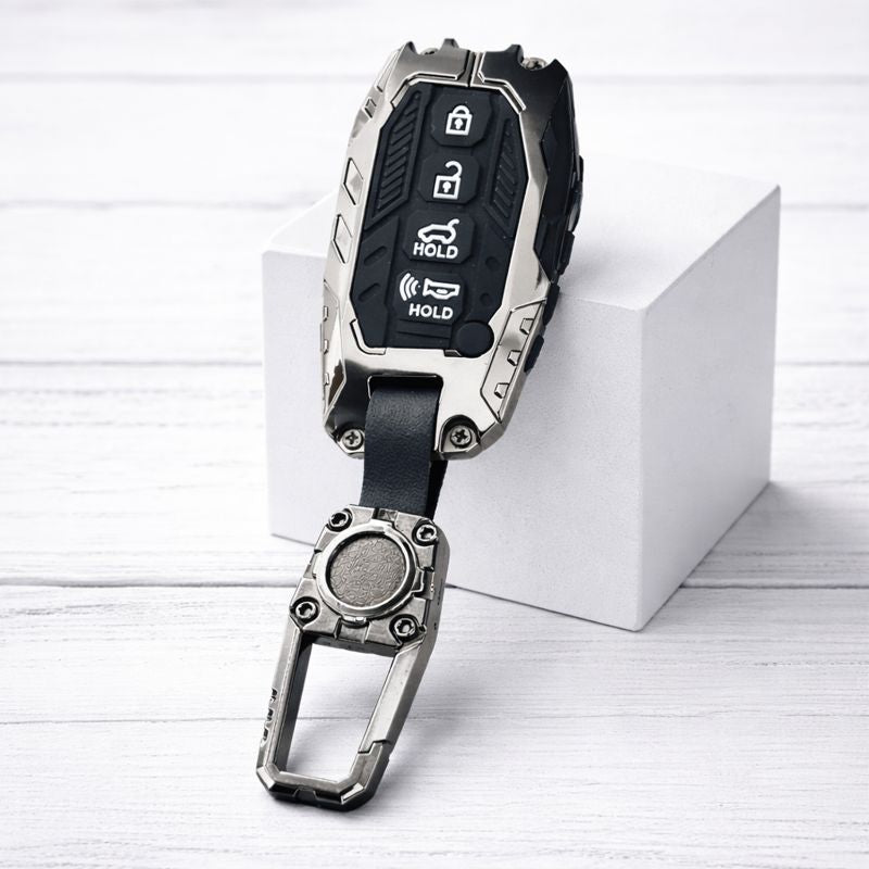 Hyundai: i20, Creta, Venue, Tucson, Alcazar, Grand i10, Verna, Xcent, Aura, Elantra 4 button Smart Key cover