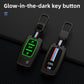 Metal Silicone Car Key Cover Compatible For Skoda : Octavia, Fabia, Laura, Superb, Rapid, Yeti & Volkswagen : Polo, Vento, Jetta, Ameo (3 Button Flip Key)