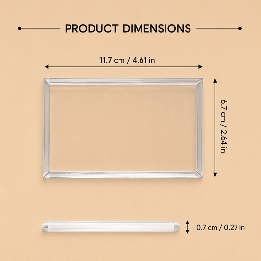 (Pack Of 2) Fast TAG Holder Windshield Glass Protector with double side Tape