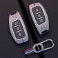 Metal Silicone Key Cover Compatible For Hyundai: i20, Creta, Venue, Tucson, Alcazar, Verna, Xcent, Aura, Elantra, Nios, I-10 Grand,Exter