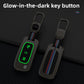 Metal Silicone Car Key Cover Compatible For Tata: Nexon, Harrier, Safari, Altroz, Punch, Tiago, Tigor, Zest, Bolt, Hexa (3 button Flip Key)