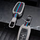 Metal Silicone Car Key Cover Compatible For Toyota: Innova Crysta, HyCross, Hilux, Fortuner, Legender, Land Cruiser, Camry (3 button smart key)