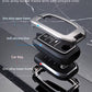 Metal Silicone Car Key Cover Compatible For Toyota: Innova Crysta, HyCross, Hilux, Fortuner, Legender, Land Cruiser, Camry (3 button smart key)