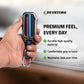 Metal Silicone Car Key Cover Compatible For kia : Seltos, Sonet, Carens, Carens Clavis (3 Button Flip Key)