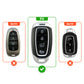 Metal Silicone Key Cover Compatible for New Hyundai New Verna | Verna 2020 Smart Key (4 Button Smart key)