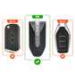 Metal Silicone Key Cover with keychain Compatible For Mahindra XEV 9e, BE 6e & 7XO (6 Button)