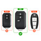 Metal Key Cover Compatible For Suzuki : Baleno, Swift, Ertiga, XL6, DZire, Fronx, Scross, Celerio, Ciaz, Brezza, Grand Vitara, Jimny, Ignis (3 Button Smart key)
