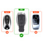 Metal Leather key cover Compatible for Mercedes Benz : GL Series | S - Class | C - Class | M - Class | 3 Button Smart Key