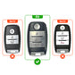 Metal Silicone Key Cover Compatible for kia : Seltos, Sonet, Carens, Seltos x line, Carnival (4 button smart key)