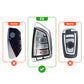 metal silicon Car Key Cover Compatible For BMW X1, X3, X6, X5, 5 Series, 6 Series, 7 Series