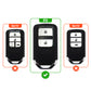 Metal Sapphire Key Cover With Key Chain Compatible with Honda: Elevate, City, Jazz, Amaze, Accord, BR-V, CR-V, WR-V, Civic (2 button smart key)