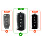 Metal Silicone Key Cover Compatible for Tata Sierra 2025, Curvv, Curvv EV (4 Button Smart Key)