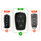 Metal Key Cover Compatible For Tata: Nexon, Harrier,Tiago, Tigor BS6, Tigor EV, Safari 2021, Altroz, Safari Gold, Gravitas, Punch (4 button smart key)