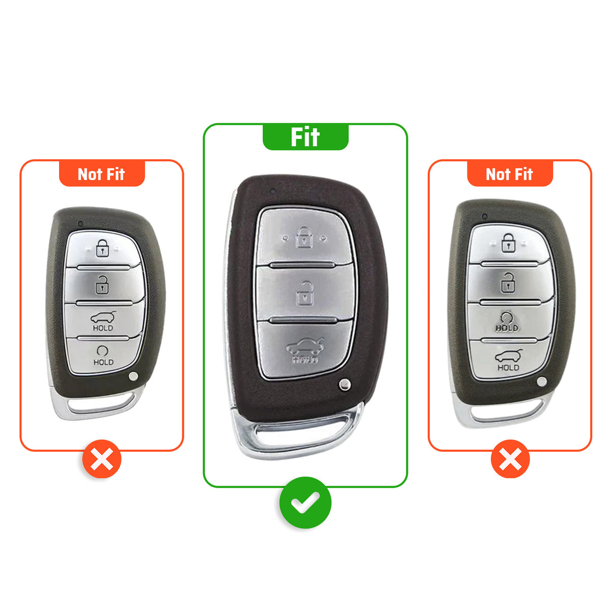 Transformer Metal Key Cover Compatible For Hyundai: i20, Creta, Venue, Tucson, Alcazar, Verna, Xcent, Aura, Elantra, Nios, I-10 Grand,Exter