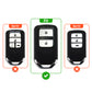 Metal Silicone Key Cover Compatible for Honda: Elevate, City, Jazz, Amaze, Accord, BR-V, CR-V, WR-V, Civic (2 button smart key)
