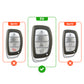 Metal Silicone Key Cover Compatible for Hyundai: Alcazar, Creta 2021 onwards (4 button smart key)