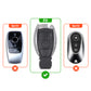 Metal Silicone Car Key Cover Compatible For Mercedes Benz : GL Series | S - Class | C - Class | M - Class | 3 Button Smart Key