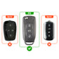 Metal Leather Brown car Key Cover Compatible For Tata: Nexon, Harrier, Safari, Altroz, Punch, Tiago, Tigor, Zest, Bolt, Hexa (3 button Flip Key)