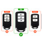 Metal Silicone Key Cover Compatible For Honda: City, Civic, Jazz, Brio, Amaze, Cr-v, Wr-v, Br-v, Mobilio 3 Button Smart Key