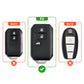 Metal Silicone Car Key Cover Compatible For Suzuki : Baleno, Swift, Ertiga, XL6, DZire, Fronx, Scross, Celerio, Ciaz, Brezza, Grand Vitara, Jimny, Ignis