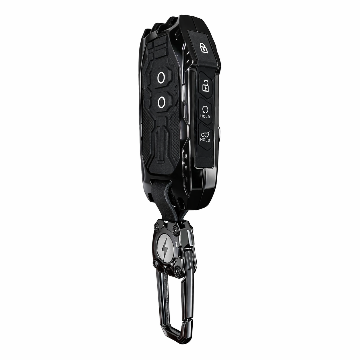 Transformer Metal Key Cover Compatible For Kia Carens Clavis, Seltos, Sonet 2023 facelift (4 Button Smart Key)