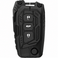 Transformer Car Key Cover Compatible For Toyota: Innova Crysta, Corolla Altis. (3 button flip key)