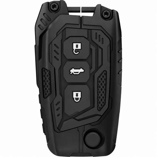 Transformer Car Key Cover Compatible For Toyota: Innova Crysta, Corolla Altis. (3 button flip key)