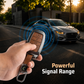 Metal Leather Brown Car Key Cover Compatible For Kia: Seltos, Sonet, Carens, Carnival (4 Button Smart Key)