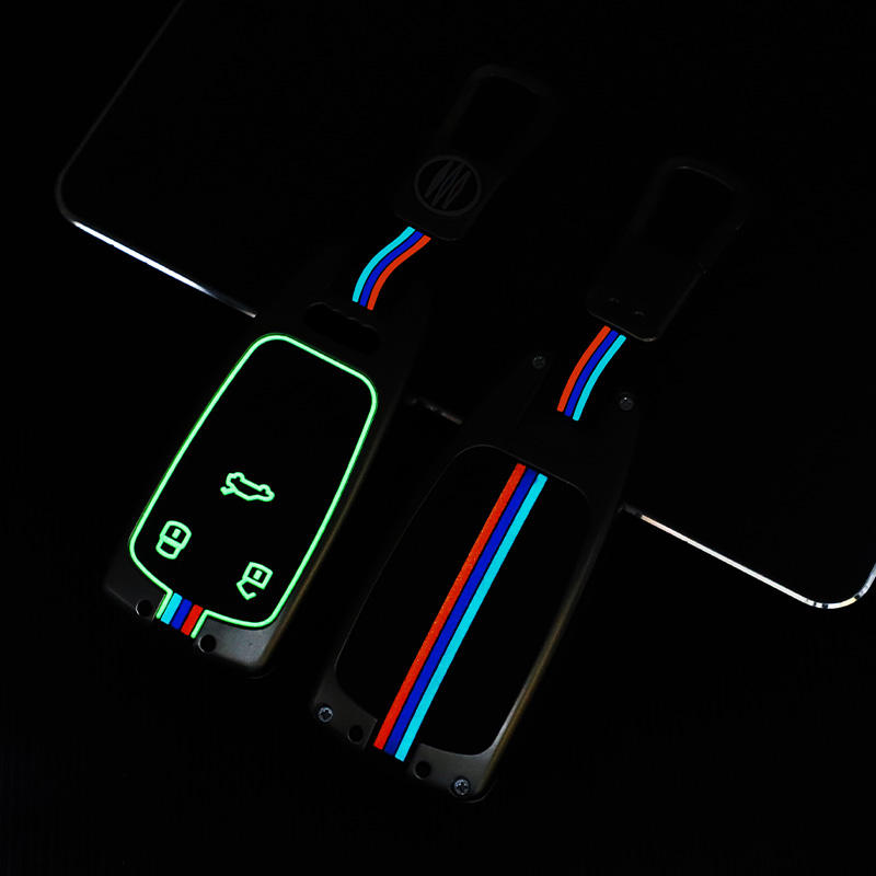 Metal Silicon Key Cover For Audi Q5, A5, A8, Q7, A4, A6 (3 button smart key)