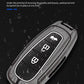 Metal Silicone Car Key Cover Compatible For Suzuki: Baleno, Ciaz, Grand Vitara, Brezza, S Cross, Swift, Ignis, XL6, Fronx, Jimny, Grand Vitara