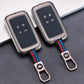 Metal Silicone Key Cover Compatible For Renault Triber | Kiger | New Kwid Smart Key