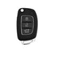 Hyundai : Creta, Venue, Tucson, Alcazar, I20, Grand i10, Aura, Xcent, Exter 3 button flip Key cover