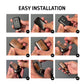 Metal Leather key cover Compatible for Mercedes Benz : GL Series | S - Class | C - Class | M - Class | 3 Button Smart Key