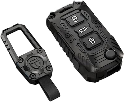 Metal Transformer Key Cover Compatible For Skoda : Octavia, Fabia, Laura, Superb, Rapid, Yeti & Volkswagen : Polo, Vento, Jetta, Ameo (3 Button Flip Key)