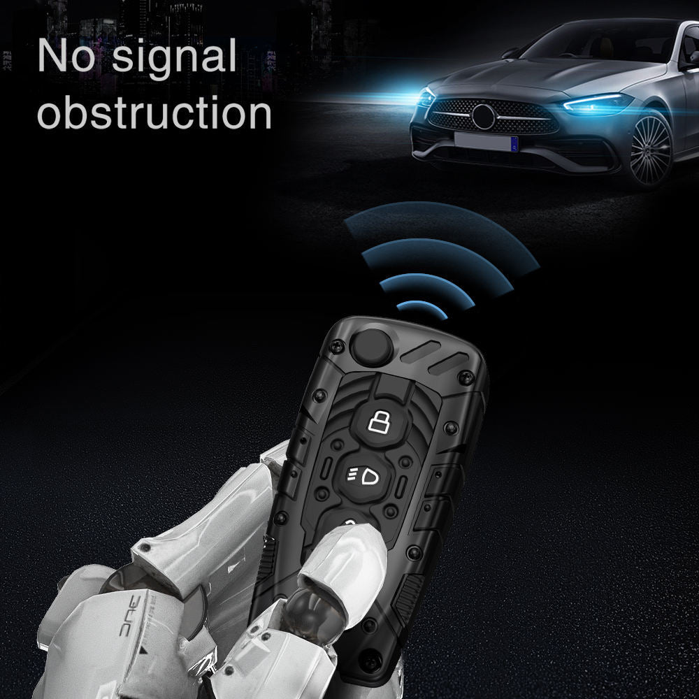Tata: Nexon, Harrier, Safari, Altroz, Punch, Tiago, Tigor, Zest, Bolt, Hexa 3 button Flip Key cover